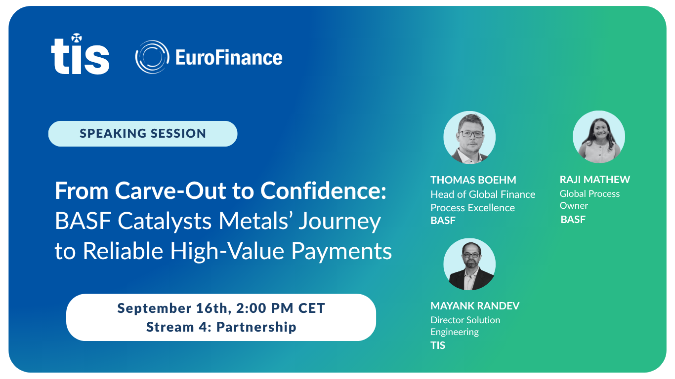 Join TIS & BASF at EuroFinance
