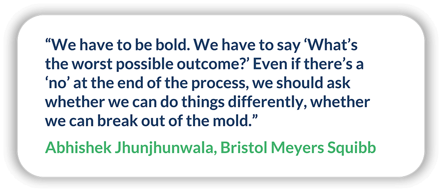 A quote by the treasury team at Bristol Meyers Squibb about their recent cash forecasting project.